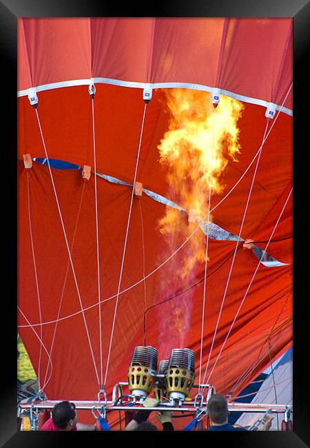 Hot Air Balloons 07 Framed Print by Brian Roscorla