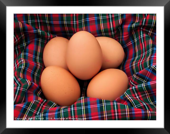 Scotch Eggs Framed Mounted Print by Susie Peek