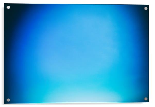 Blue Clear Sky Abstract With Copyspace Acrylic by Radu Bercan