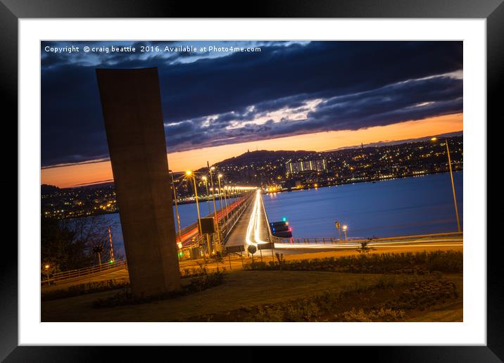 All lights point to Dundee Framed Mounted Print by craig beattie