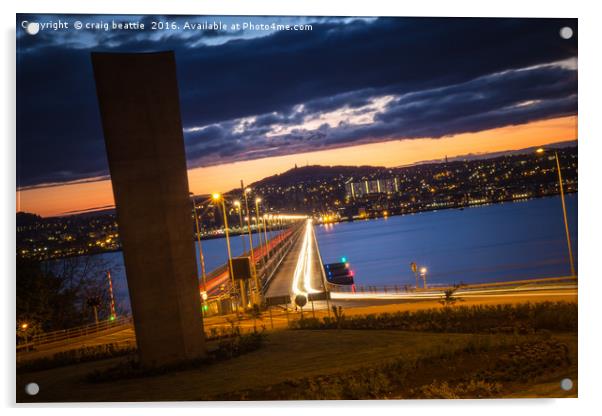 All lights point to Dundee Acrylic by craig beattie