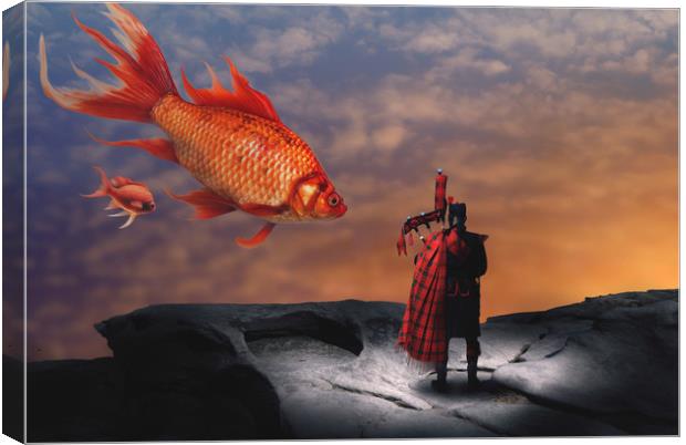 The Piper Canvas Print by Nathan Wright