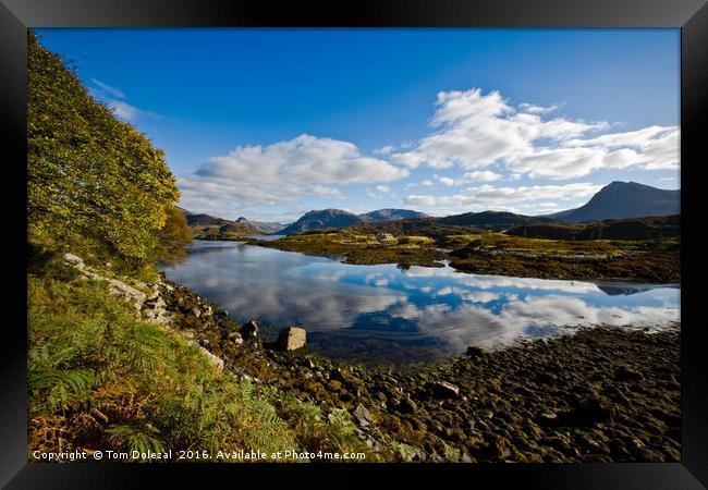 Loch Glendhu scene Framed Print by Tom Dolezal