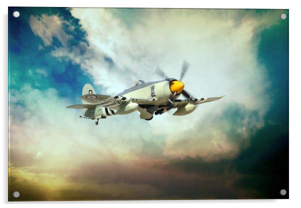 Sea Fury Acrylic by J Biggadike