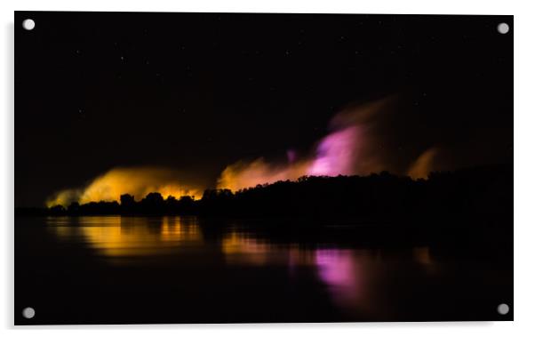 The Smoke that Thunders illuminated Acrylic by Anthony Simpson