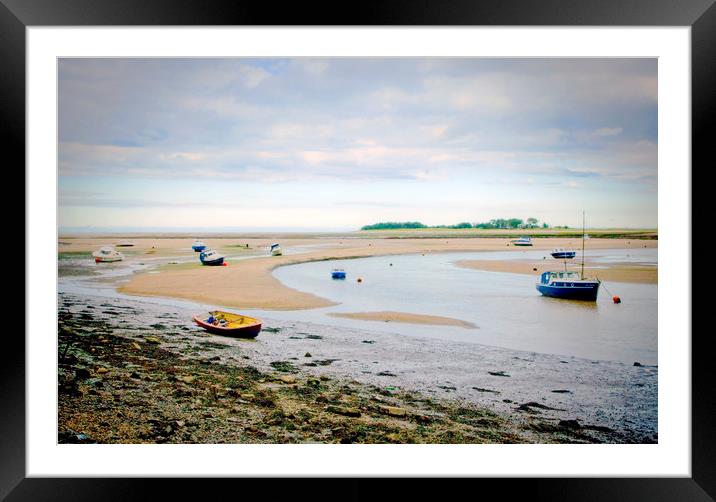A time to dream.  Wells Next To Sea Framed Mounted Print by Darren Burroughs