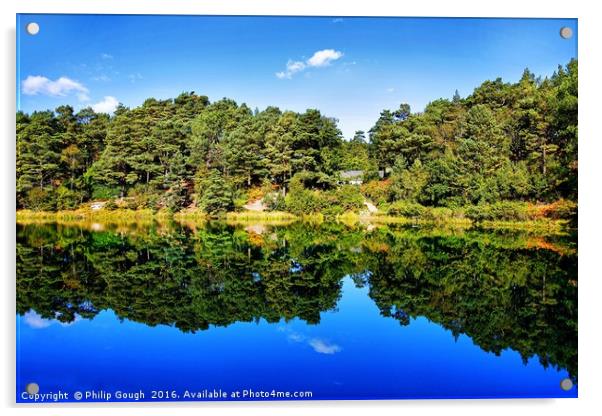 Lakeland Mirror Acrylic by Philip Gough
