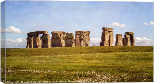 Stonehenge  Canvas Print by Jackie Davies