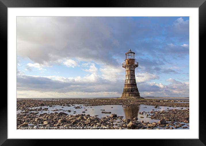 Abandoned Lighthouse  Framed Mounted Print by Jackie Davies