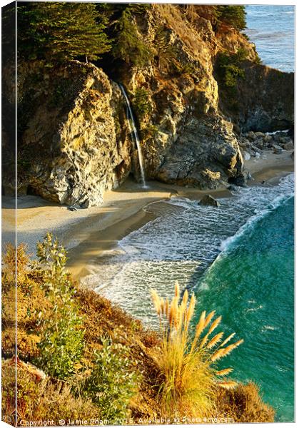 Magical McWay Falls Canvas Print by Jamie Pham