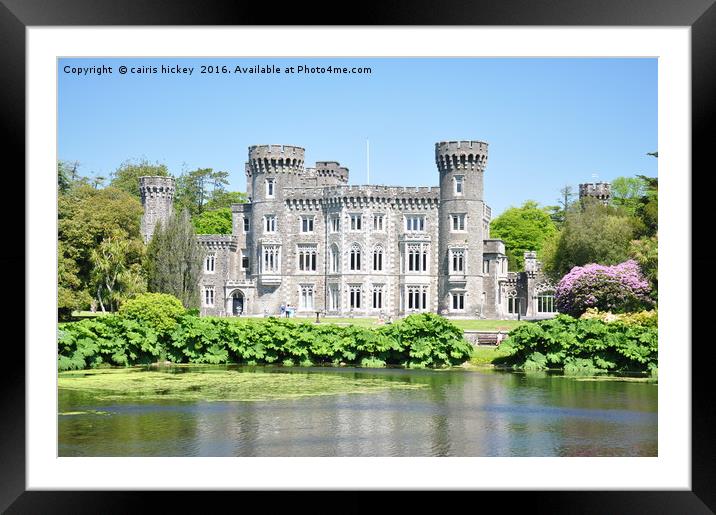 johns town castle ireland Framed Mounted Print by cairis hickey
