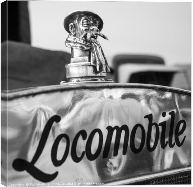 Locomobile Mascot  Canvas Print by Rob Hawkins