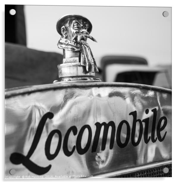 Locomobile Mascot  Acrylic by Rob Hawkins