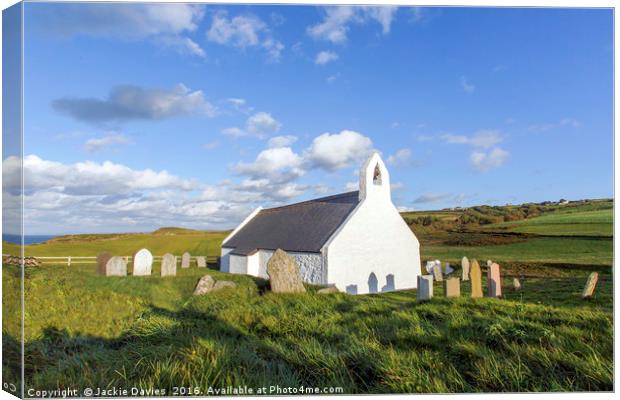 Welsh Chapel Canvas Print by Jackie Davies