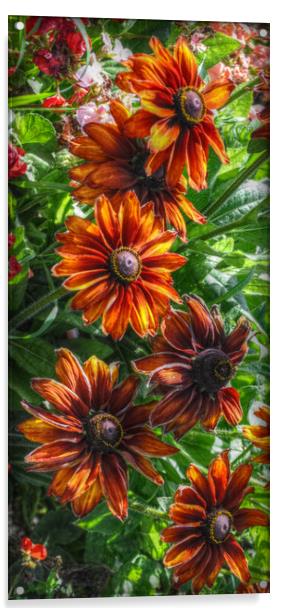 floral beauty Acrylic by sue davies