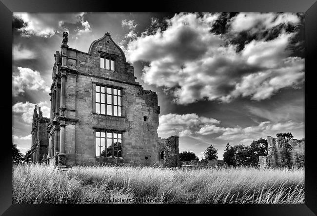  Moreton Corbet Elizabethan Mansion  Framed Print by Mark  F Banks