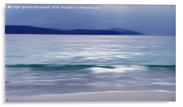 Meal Beach, Burra, Shetland No. 2 Abstract Acrylic by Anne Macdonald