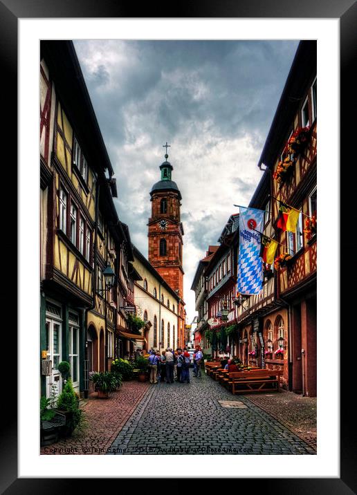 St Jakobus Miltenberg Framed Mounted Print by Tom Gomez