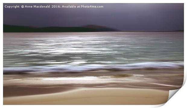 Meal Beach, Burra, Shetland No. 7 Abstract Print by Anne Macdonald