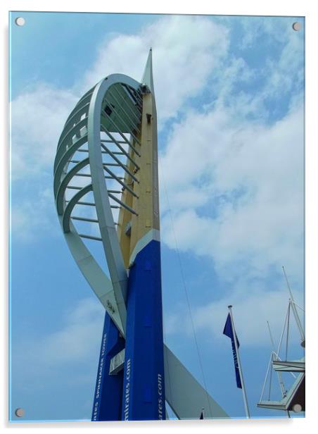 Spinnaker Tower, Portsmouth Acrylic by Henry Horton