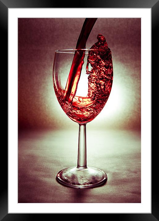 How Do you like your wine? Framed Mounted Print by mike fendt