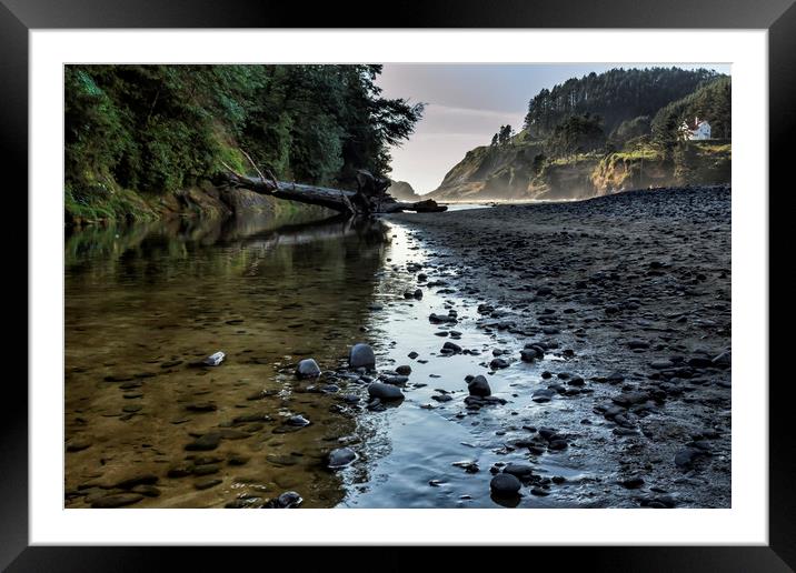 Convergence Framed Mounted Print by Belinda Greb