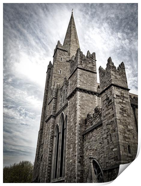St Patricks Cathedral, Dublin, Ireland Print by Mark Llewellyn