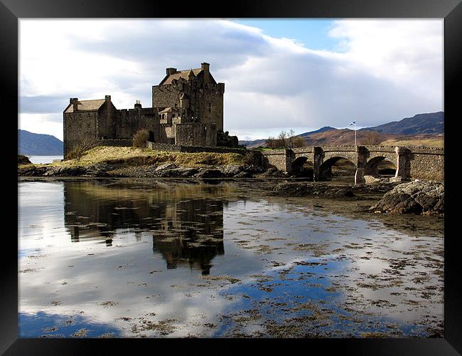 Eilean Donan Castle Scotland Framed Print by Jacqi Elmslie