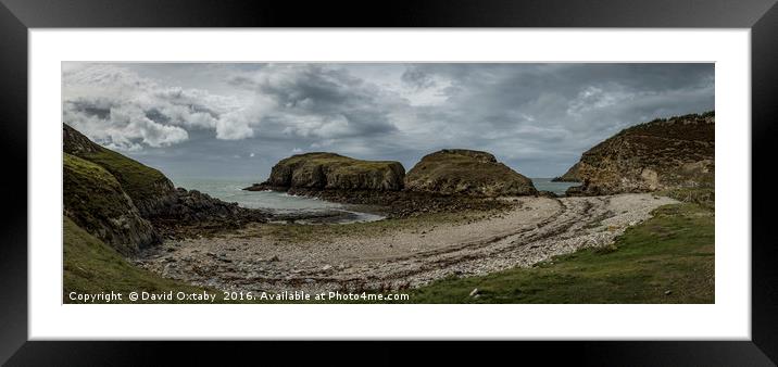 West Anglesey Panorama Framed Mounted Print by David Oxtaby  ARPS