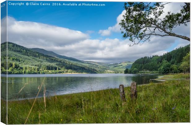 Loch Lubnaig Canvas Print by Claire Cairns