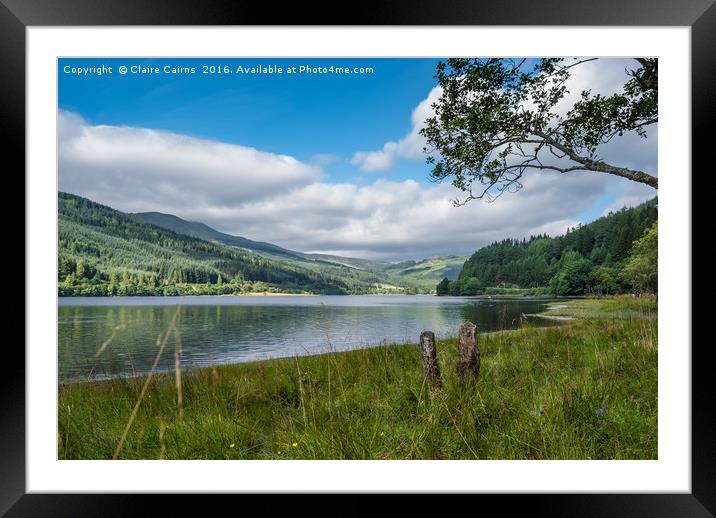 Loch Lubnaig Framed Mounted Print by Claire Cairns