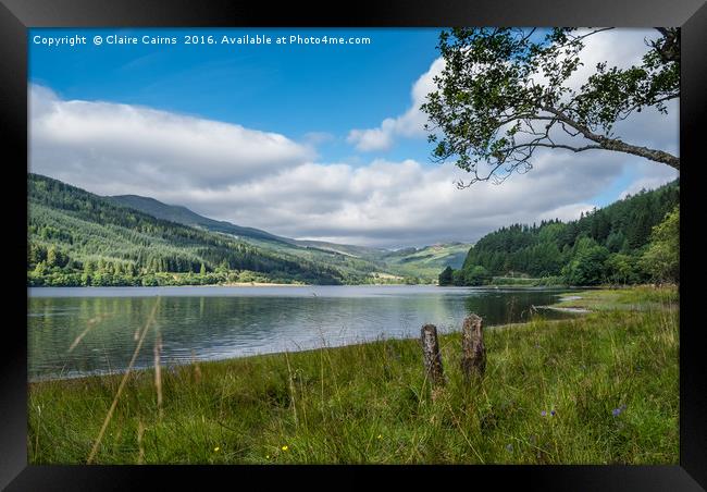 Loch Lubnaig Framed Print by Claire Cairns