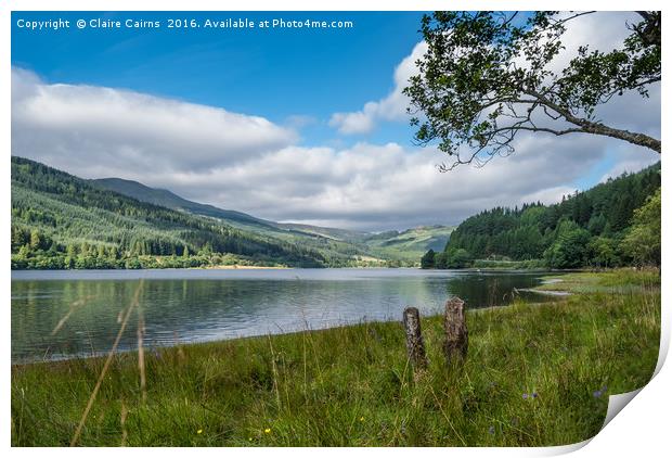 Loch Lubnaig Print by Claire Cairns