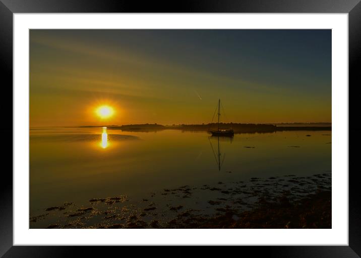 Medway Morning light Framed Mounted Print by Chris Pickett