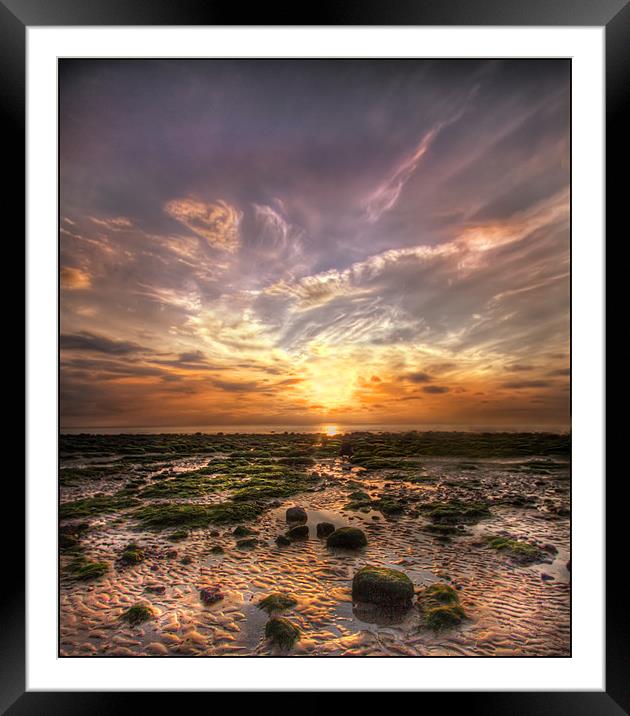 Norfolk Sunset Framed Mounted Print by Mike Sherman Photog