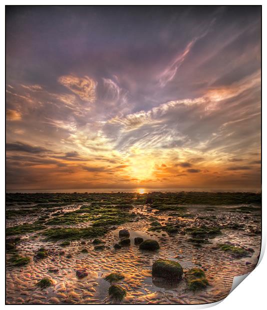 Norfolk Sunset Print by Mike Sherman Photog