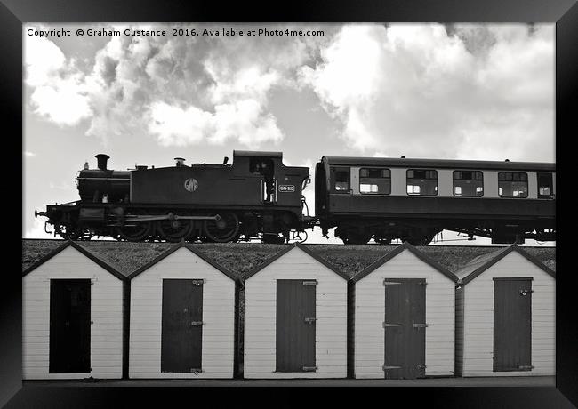 Goodrington Steam Train Framed Print by Graham Custance