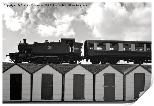 Goodrington Steam Train Print by Graham Custance