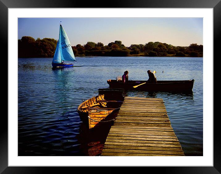 love boat Framed Mounted Print by Martin Parkinson