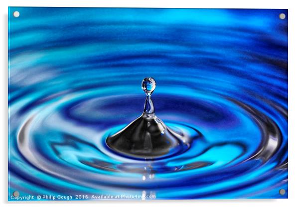 Water Droplet Acrylic by Philip Gough