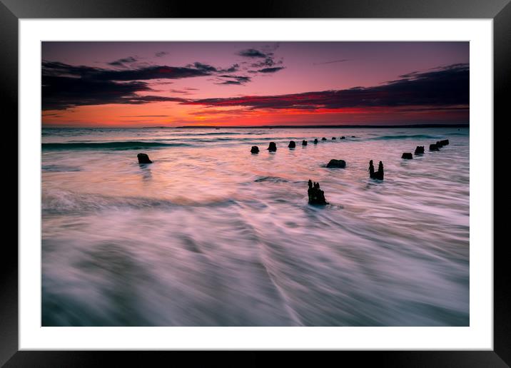 Turn of the tide St Ives Framed Mounted Print by Michael Brookes