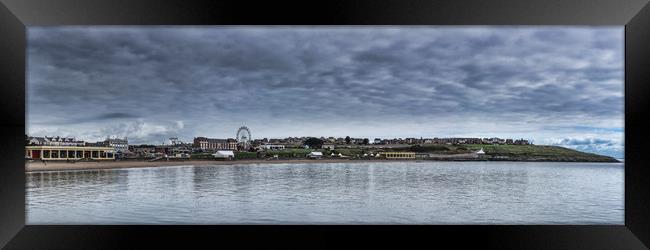 Barry Island Panorama Framed Print by Steve Purnell