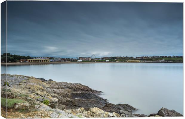 Two Minutes At Barry Island Canvas Print by Steve Purnell