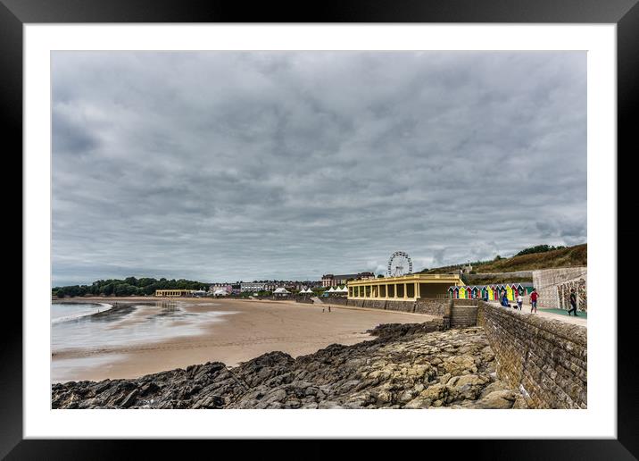 Barry Island Framed Mounted Print by Steve Purnell