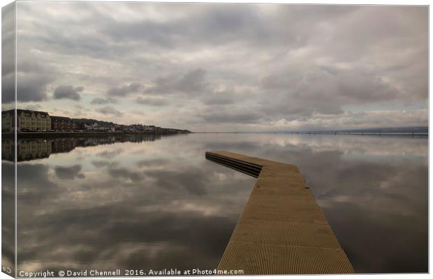 West Kirby Marina  Canvas Print by David Chennell