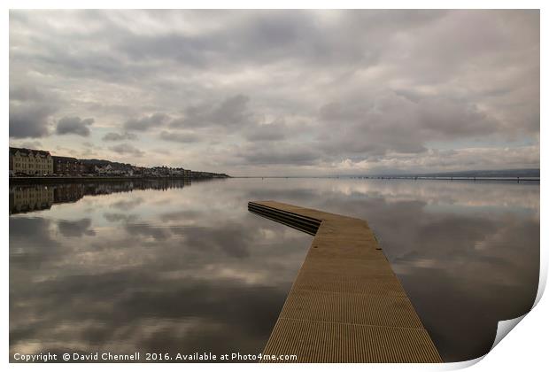 West Kirby Marina  Print by David Chennell