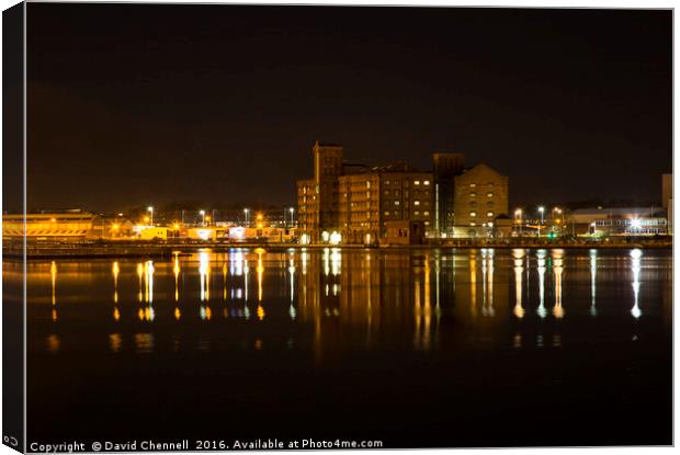 East Float Apartments At Wirral Waters  Canvas Print by David Chennell