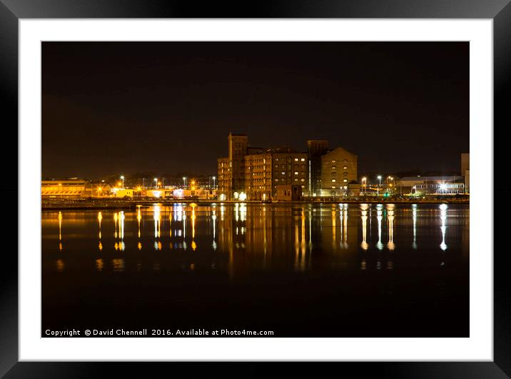 East Float Apartments At Wirral Waters  Framed Mounted Print by David Chennell