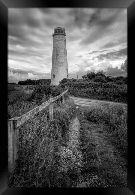 Leasowe Lighthouse Framed Print by raymond mcbride