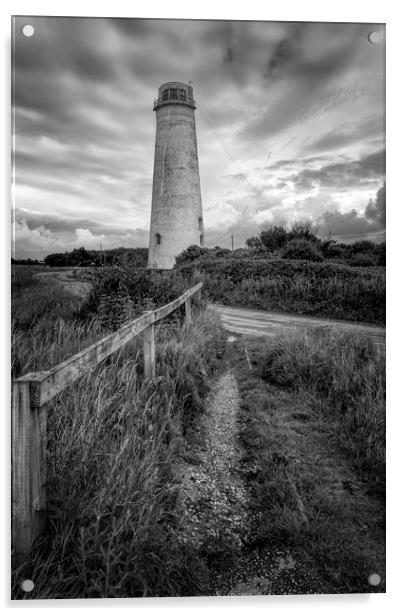 Leasowe Lighthouse Acrylic by raymond mcbride